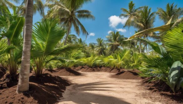 gleba dla palmy kokosowej