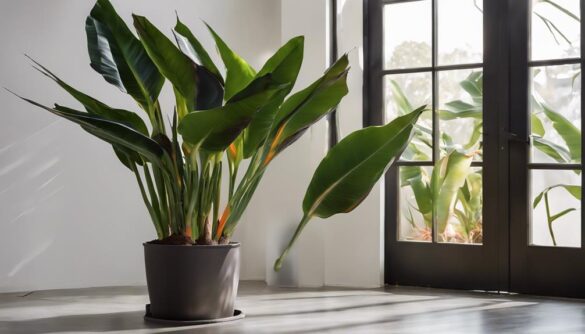 gleba dobrze przepuszczalna dla strelitzia