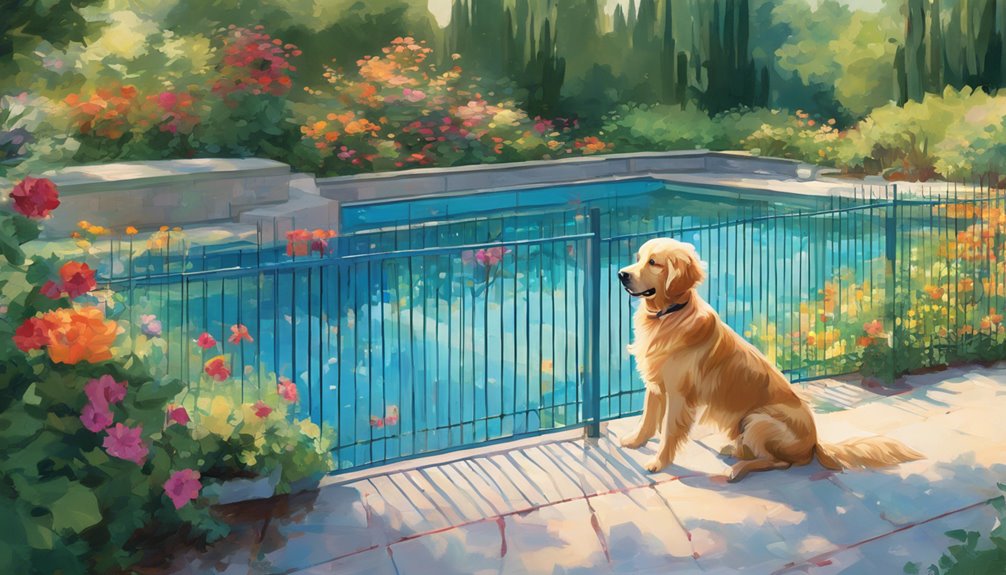 ogrody basenowe dla ps w